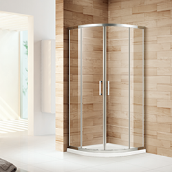 SALLY BP12S4 Corner Sector Double Sliding Doors Bathroom Shower Enclousre